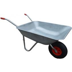 KCT 65L Garden Galvanised Steel Wheelbarrow