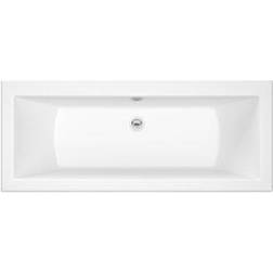 Cooke & Lewis Arezzo Reversible Acrylic Straight Bath Wellness System W750mm