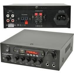 Loops 110W Mini Bluetooth Amplifier System Wireless Home Office Loud Speaker Hi Fi Amp