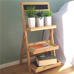 Plant Rack with 3 Levels 39x17x76 Wood H&S Collection