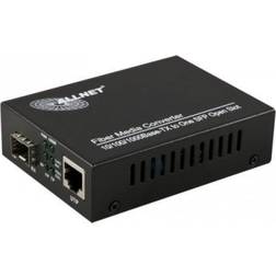 Allnet ALL-MC104G-SFP1, 1000 Mbit/s, IEEE 802.3,IEEE 802.3ab,IEEE 802.3u,IEEE 802.3x,IEEE 802.3z, Gigabit Ethernet, 10,100,1000 Mbit/s, 10BASE-T,100B