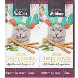 Webbox Christmas Cat Treat Tasty Sticks
