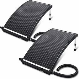 Calentador de agua solar piscina set de 2 110x69x14cm