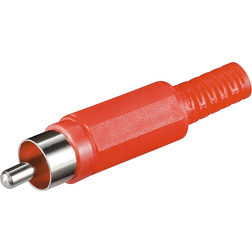 Goobay Pro RCA plug red