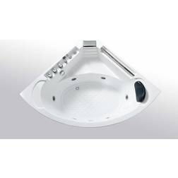 Simba whirlpool bath tub Daisy 135x135cm