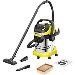 Kärcher WD 5 P S V-25/5/22 1100W 25L Cyclonique Filtre Plissé Bidon Jaune