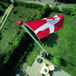 Danomast træflagstang hvidmalet 8
