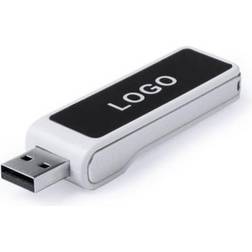 Bigbuy Tech Pendrive Daclon 146243 16GB LED-ljus Vit, Färg Vit