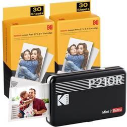 Kodak Mini 2 Retro 4PASS Bärbar Fotoskrivare