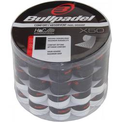 Bullpadel Pro Overgrip Comfort/Absorbent 50-pack BLACK/WHITE