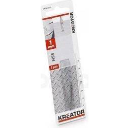 Kreator HSS metalbor 1,0 mm 3 stk