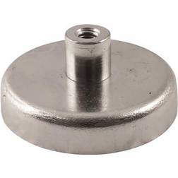Diesella Ferrit pottemagnet Ø63mm M8 gevindbøsning 320N Krukke