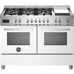 Bertazzoni Bertazzoni PRO126G2EBIT Professional gaskomfur, 120 Hvid