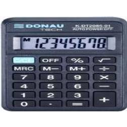 Donau calculator TECH pocket calculator, 8 digits. display, dim. 114x69x18 mm, black