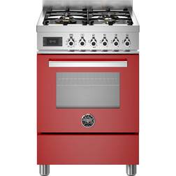 Bertazzoni PRO64L1EROT Professional gaskomfur Rød