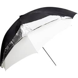 Godox Dual-Duty Reflective Umbrella (33" Black/Silver/White)