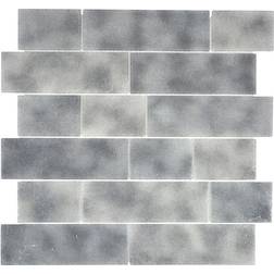 HUH Mosaik Subway Grigio Pris Per Ark 30x30cm