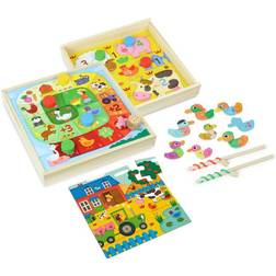 Vilac 6223 Farm Tiny Tots spel-set