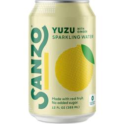 2-Pack Sanzo Sparkling Water, Yuzu with Ginger