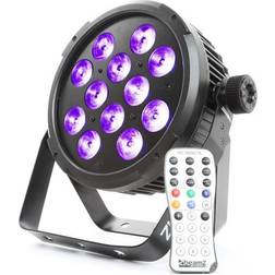 BeamZ BT300 Flat PAR 12x 12W 6-i-1 LED'er med RGBAW-UV farvemi lysdioder flatpar