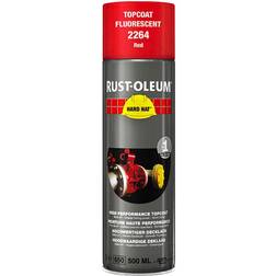 Rust-Oleum Hard Hat Fluorescent Aerosol 500ml White, Red