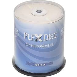 PlexDisc 700 MB 52X Logo Top CD-R 10- Packs