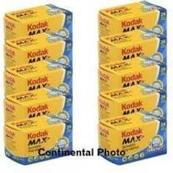 Kodak 10 Rolls GC 135-24 Max 400 Color Print 35mm Film ISO 400