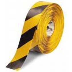 Mighty Line 3 Yellow Black Diagonal Heavy-Duty Floor Tape 100