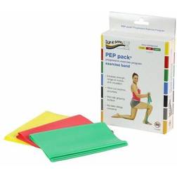 Sup-R Band Latex-Free PEP pack, 1 ea: yellow, r ed