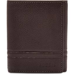 Fossil Wilder Trifold Tredelad Plånbok För Män