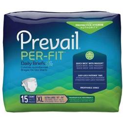 Prevail Unisex Adult Incontinence Brief X-Large, Beige, 15 Count Quality