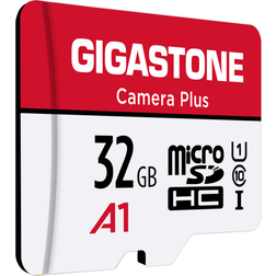 Gigastone Micro SD-kort 32 GB 5-pack med 5 x SD-adapter 5 x mini-fodral, U1 C10 Class 10 90 MB/s, Full HD tillgänglig, Micro SDHC UHS-I minneskort