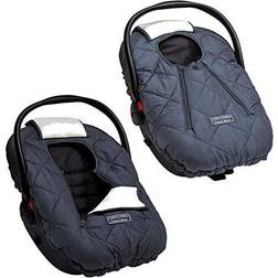Gem Premium Infant Car Seat Cover Charcoal with Polar Fleece