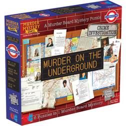 University Games Jigsaw Puzzle 1000Pieces 27"x30"-Murder MysteryDeath in the Underground -33272