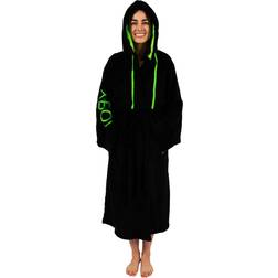 Ukonic Unisex Fleece Kapuze Robe Spieler - Schwarz