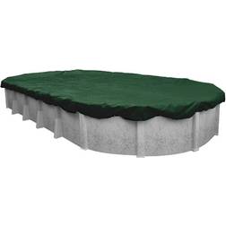 Robelle Dura-Guard 18 ft. x 33 ft. Oval Green Solid Above Ground Winter Pool Cover