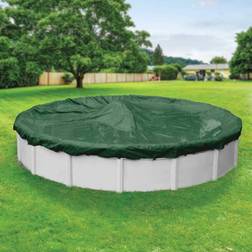 Robelle Supreme 21 ft. Round Green Solid Above Ground Winter Pool Cover