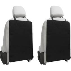 Trobo Gear Car Seat Covers Black Black Seat Back Protector Set of Two