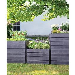 Exaco Tierra Garden Outdoor Planters Ergo Quadro Raised Bed