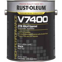 Rust-Oleum 1 Gal Alkyd Enamel Wood Paint Black