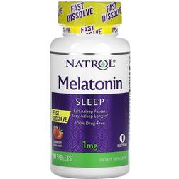 Natrol Melatonin Fast Dissolve Strawberry 1mg 90 st