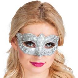 Boland Venice Felina Eye Mask Silver