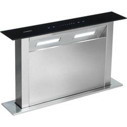 Klarstein Flush Downdraft Cooker Extractor Hood 430, Black, Blue, Transparent