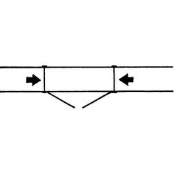 Intermediate wall, for height 1900 mm, depth 400 mm