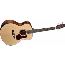 Walden G550RE Natura Solid Spruce Top Armrest Grand Auditorium Acoustic-Electric Guitar Open Pore Satin Natural