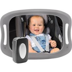 Reer BabyView LED Car Safety Mirror with Light