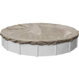 Robelle 5728-4-ROB Winter Round Above-Ground Pool Cover, 28-ft, 07 Defender