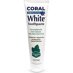 White - Coral White Mint Toothpaste Natural Fluoride SLS Free Coral Calcium Remineralizing