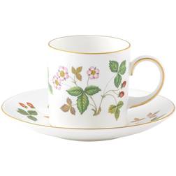 Wedgwood Wild Strawberry Coffee Cup & Saucer Tasse à café 16.2cl