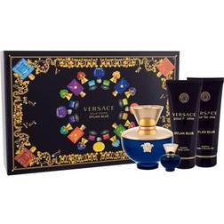 Versace Dylan Blue Femme Gift Set EdP 90ml + EdP 5ml + Shower Gel 100ml + Body Lotion 100ml